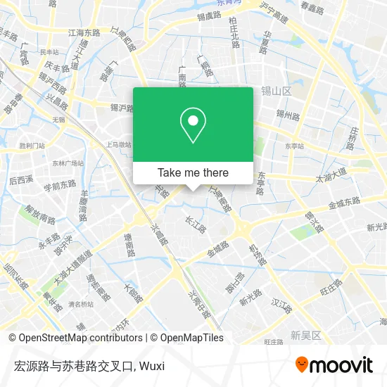 宏源路与苏巷路交叉口 map