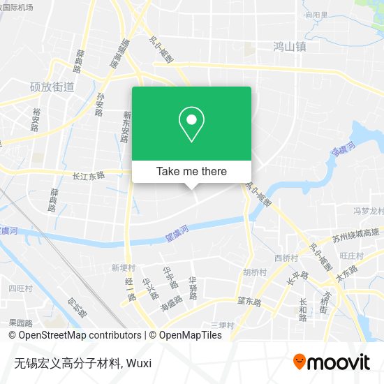 无锡宏义高分子材料 map