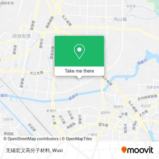 无锡宏义高分子材料 map