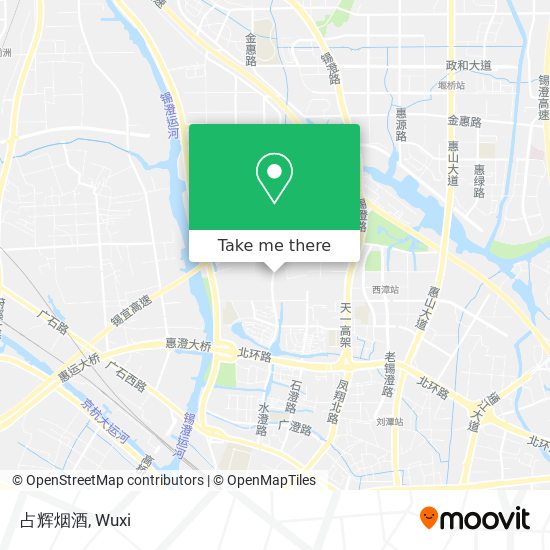 占辉烟酒 map