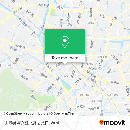 谢巷路与兴源北路交叉口 map