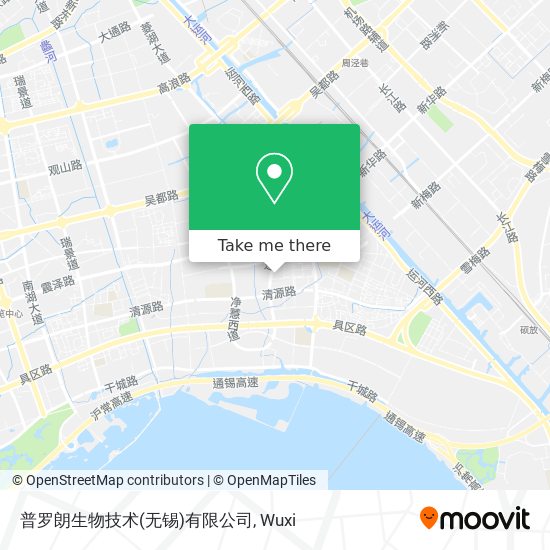 普罗朗生物技术(无锡)有限公司 map