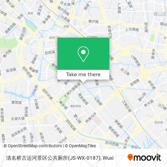 清名桥古运河景区公共厕所(JS-WX-0187) map