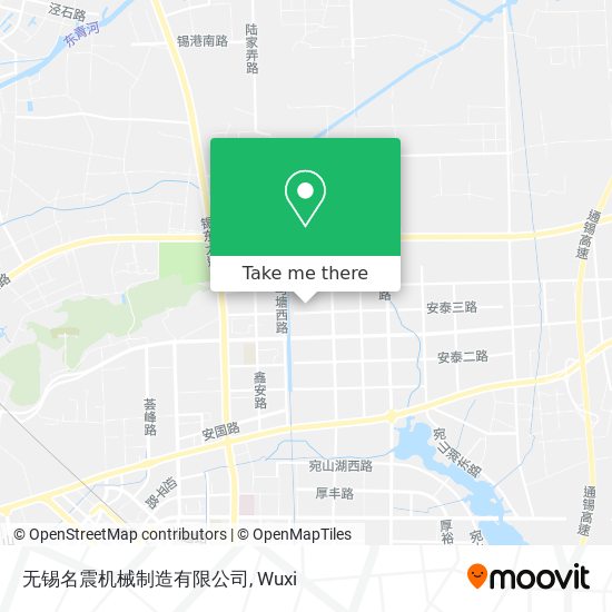 无锡名震机械制造有限公司 map