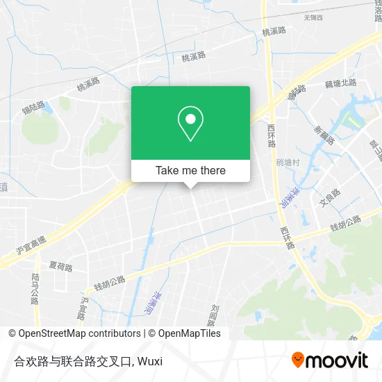 合欢路与联合路交叉口 map