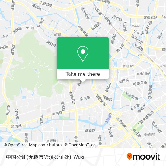 中国公证(无锡市梁溪公证处) map