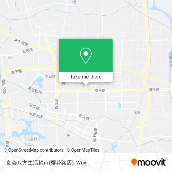 食荟八方生活超市(樱花路店) map