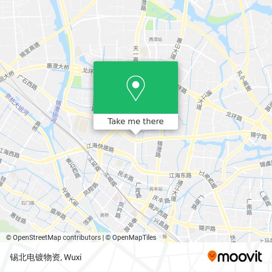 锡北电镀物资 map