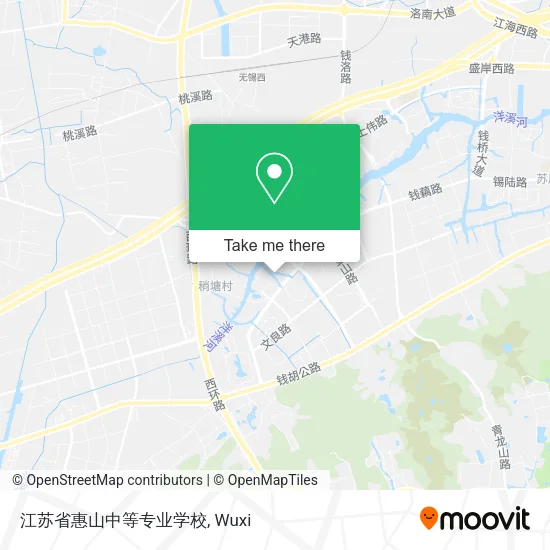 江苏省惠山中等专业学校 map