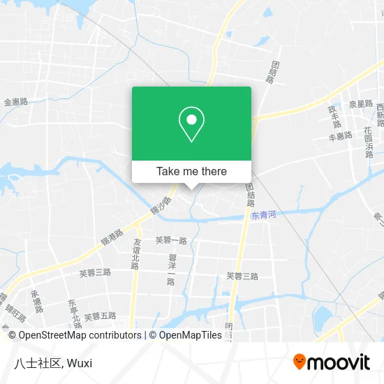 八士社区 map