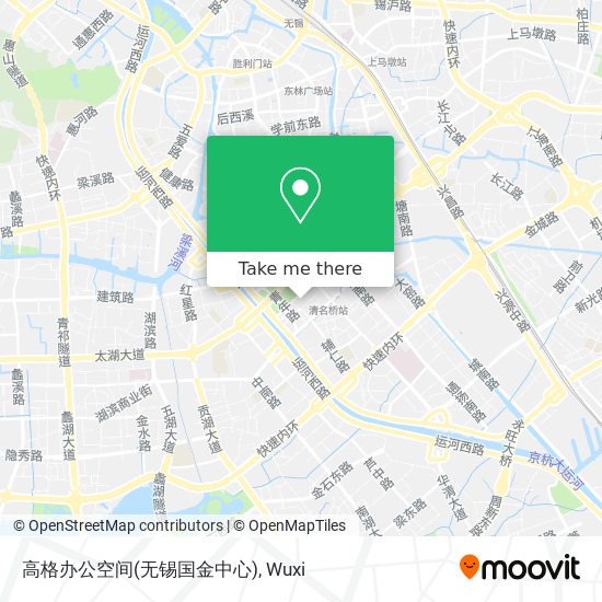 高格办公空间(无锡国金中心) map