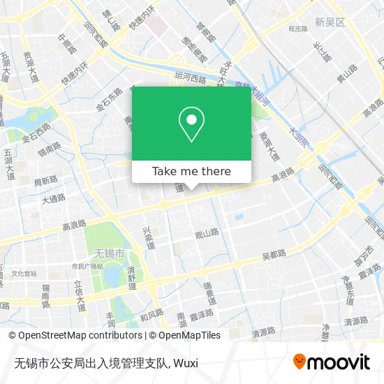 无锡市公安局出入境管理支队 map