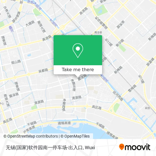 无锡(国家)软件园南一停车场-出入口 map