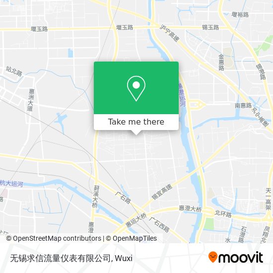 无锡求信流量仪表有限公司 map