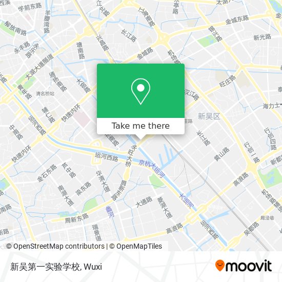 新吴第一实验学校 map