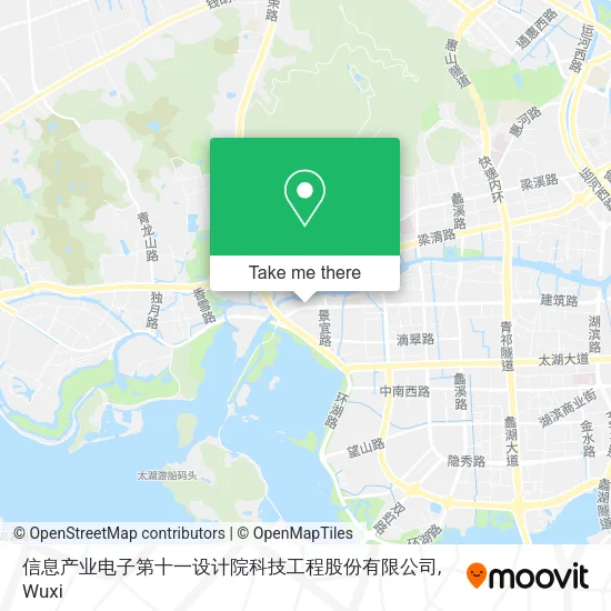 信息产业电子第十一设计院科技工程股份有限公司 map