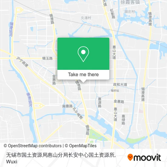 无锡市国土资源局惠山分局长安中心国土资源所 map