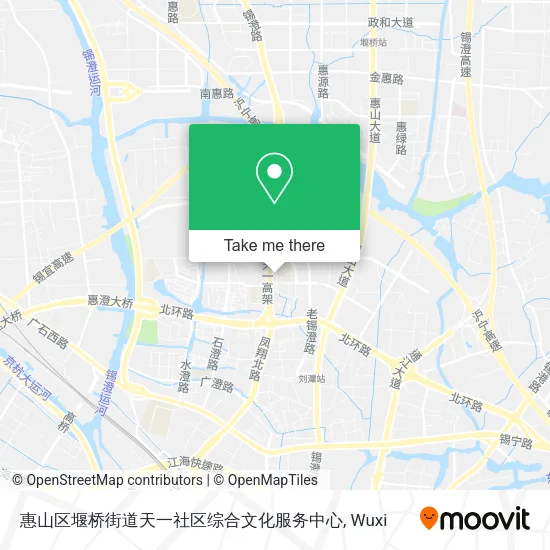惠山区堰桥街道天一社区综合文化服务中心 map