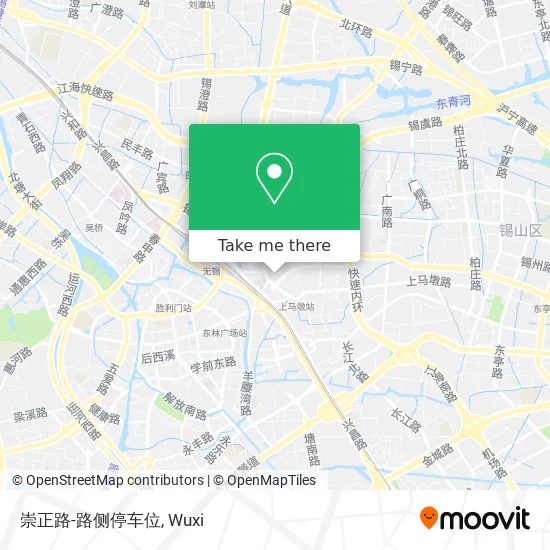 崇正路-路侧停车位 map