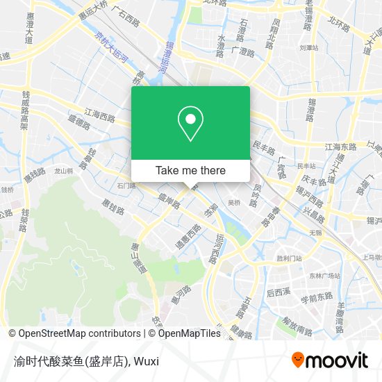 渝时代酸菜鱼(盛岸店) map