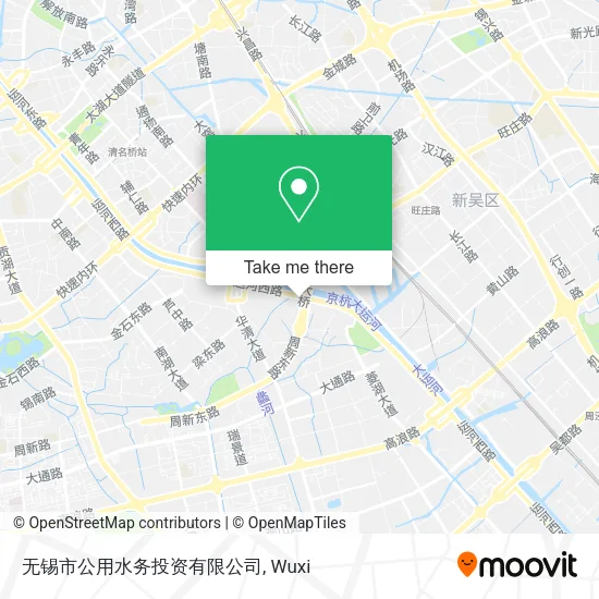 无锡市公用水务投资有限公司 map