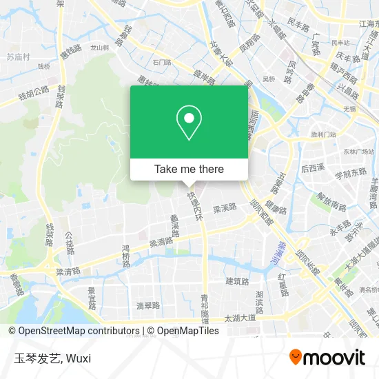玉琴发艺 map