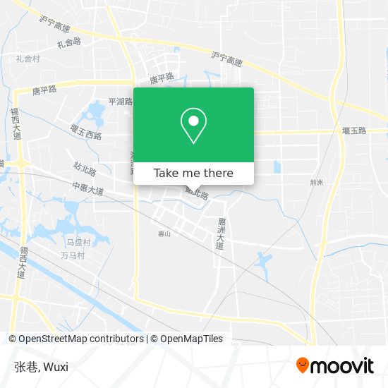 张巷 map