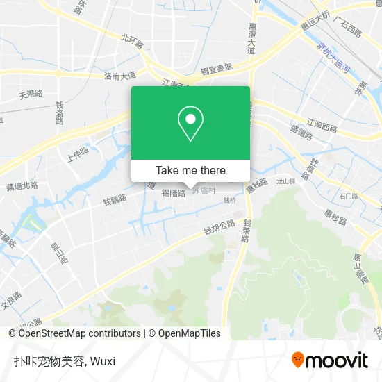 扑咔宠物美容 map