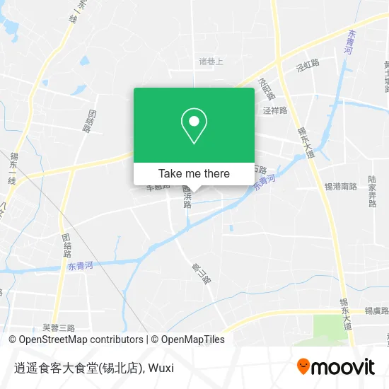逍遥食客大食堂(锡北店) map