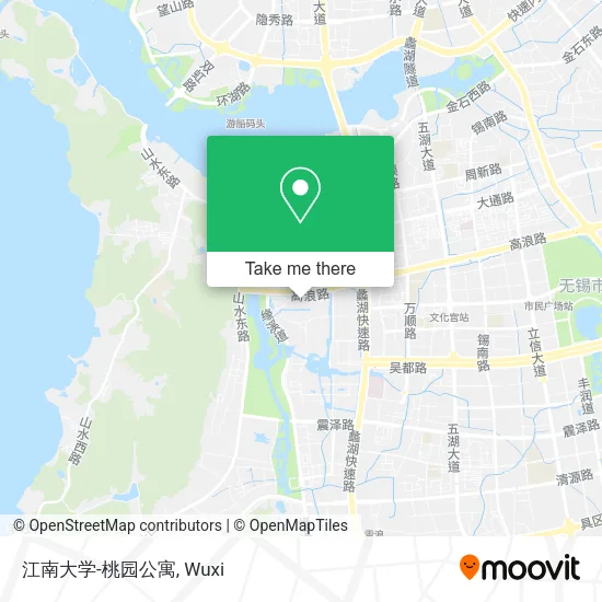 江南大学-桃园公寓 map