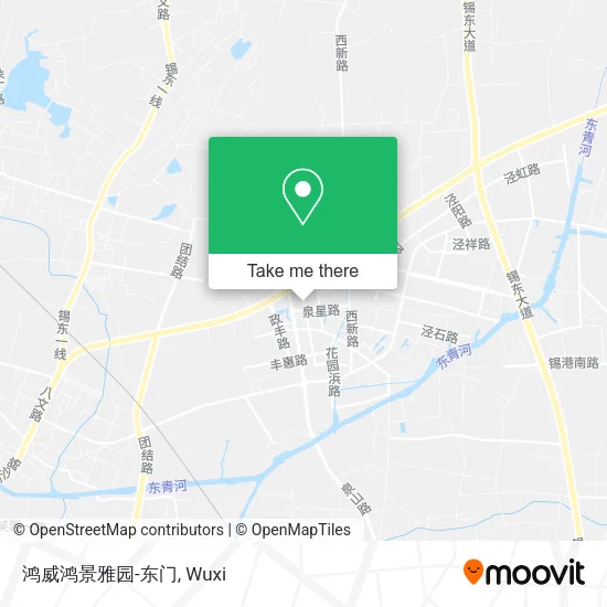 鸿威鸿景雅园-东门 map