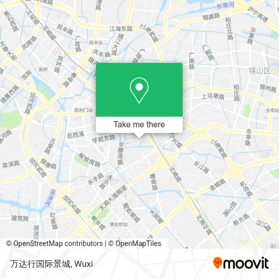 万达行国际景城 map