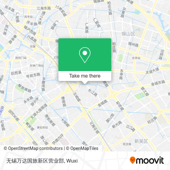 无锡万达国旅新区营业部 map