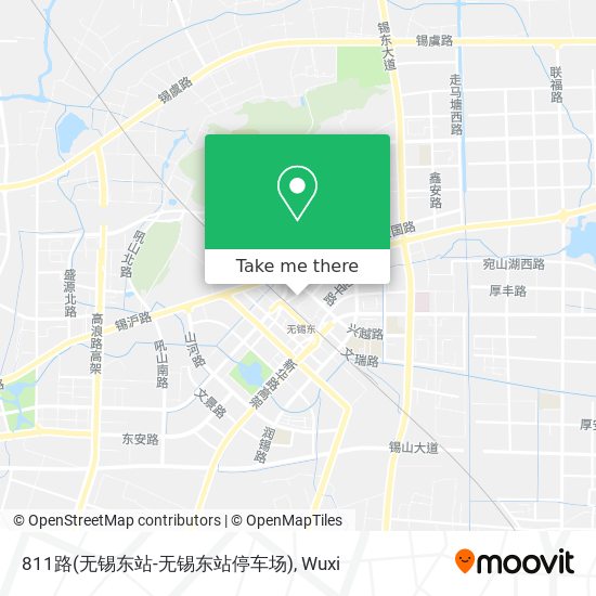 811路(无锡东站-无锡东站停车场) map