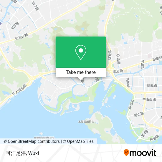 可汗足浴 map
