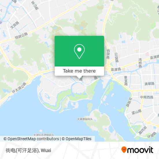 街电(可汗足浴) map