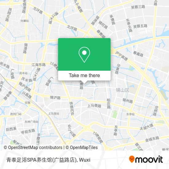青泰足浴SPA养生馆(广益路店) map