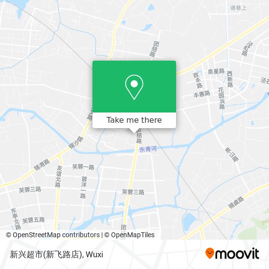 新兴超市(新飞路店) map