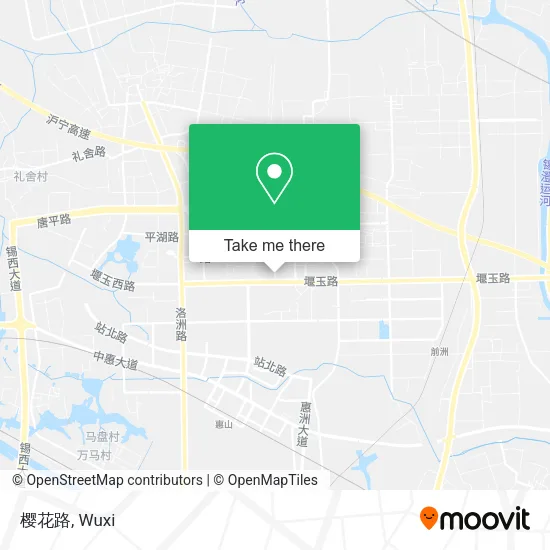 樱花路 map