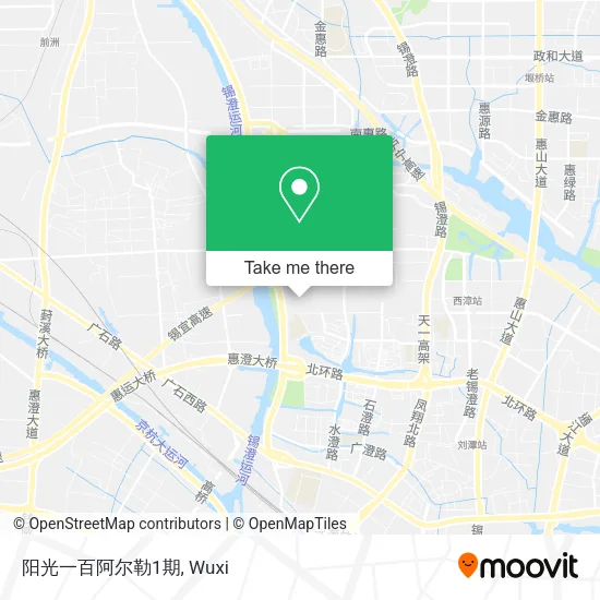 阳光一百阿尔勒1期 map