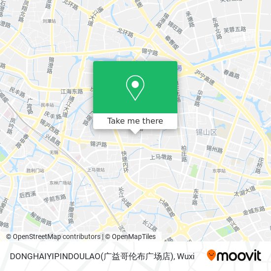 DONGHAIYIPINDOULAO(广益哥伦布广场店) map
