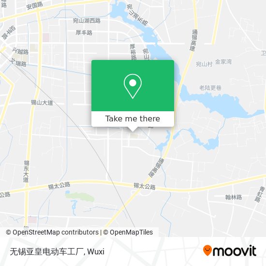 无锡亚皇电动车工厂 map