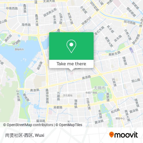 尚贤社区-西区 map