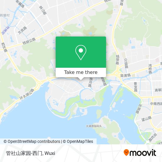 管社山家园-西门 map