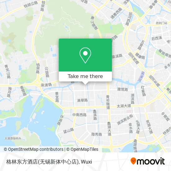 格林东方酒店(无锡新体中心店) map