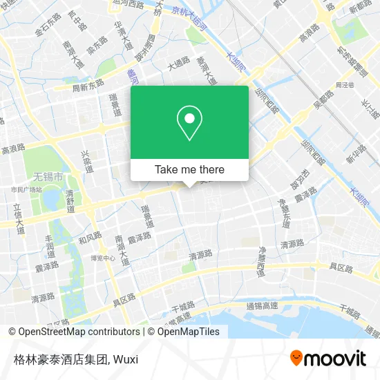 格林豪泰酒店集团 map