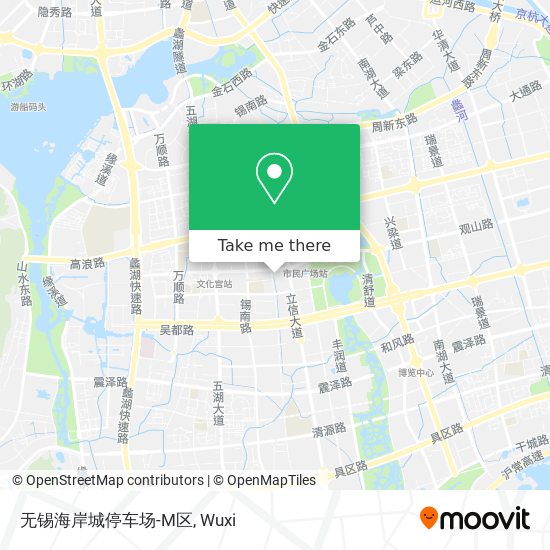 无锡海岸城停车场-M区 map