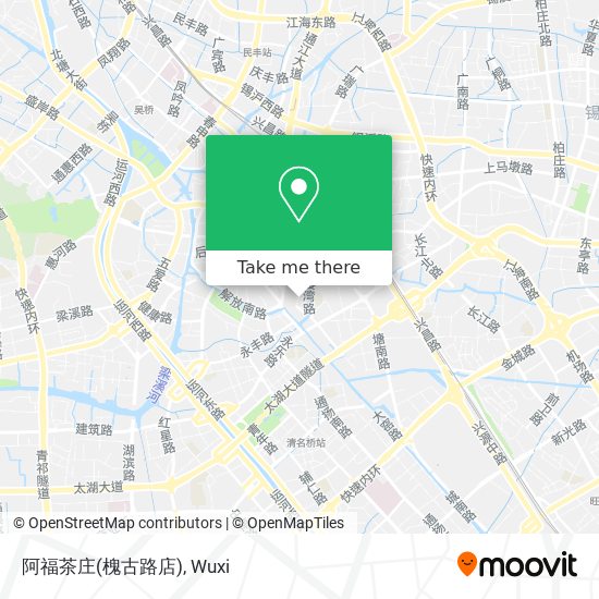 阿福茶庄(槐古路店) map
