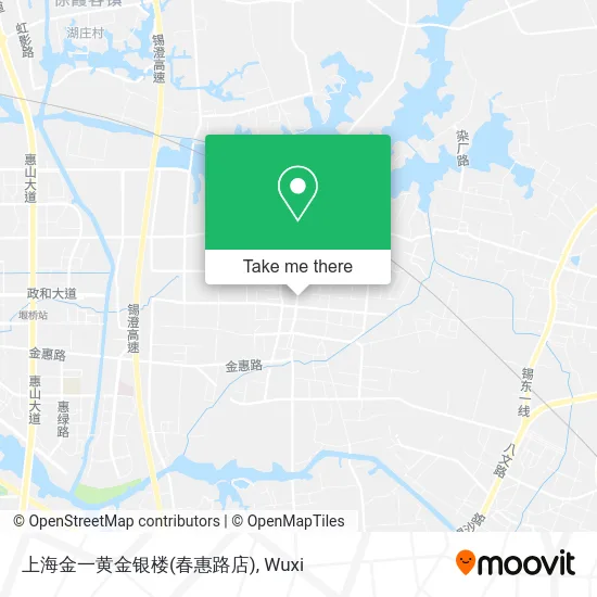 上海金一黄金银楼(春惠路店) map