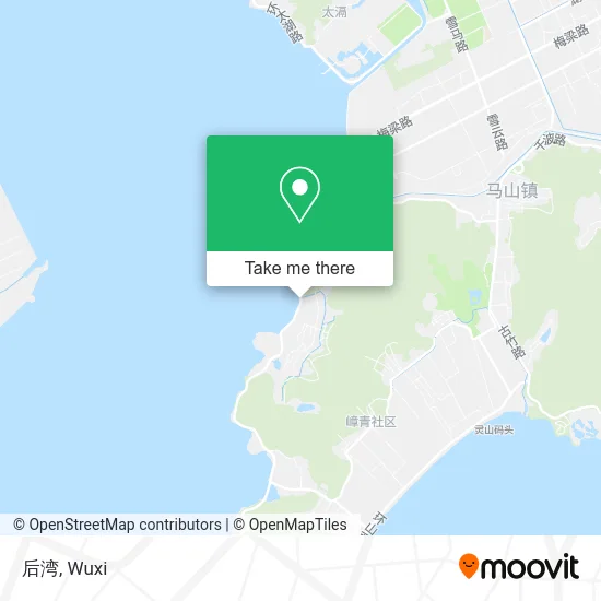 后湾 map